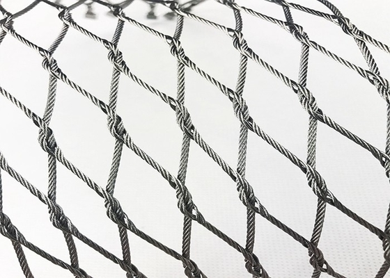 Гибкой диаметр ячеистой сети сплетенный веревочкой 1.2mm нержавеющей стали 1.6mm